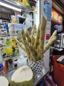 changi village coconut and aloe vera drinks